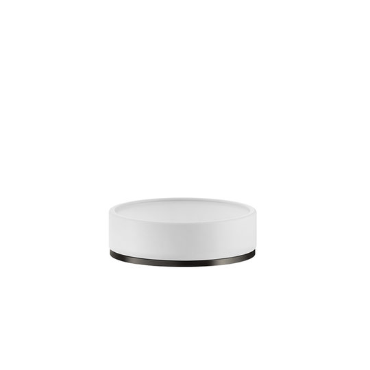 Мыльница Gessi Habito, белый-черный (58525-299) Мыльницы Gessi