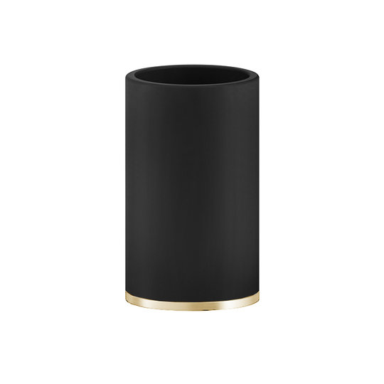 Стакан для зубных щеток Gessi Habito, черный-золото (58532-246) Стаканы для зубных щеток Gessi