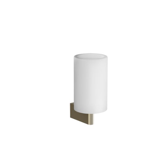 Стакан для зубних щіток Gessi Habito, білий-нікель матовий (66407-149) Склянки для зубних щіток Gessi