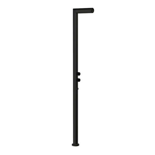 Уличная душевая стойка на 2 выхода Gessi Outdoor, черный (63203-299) Душевые стойки Черный
