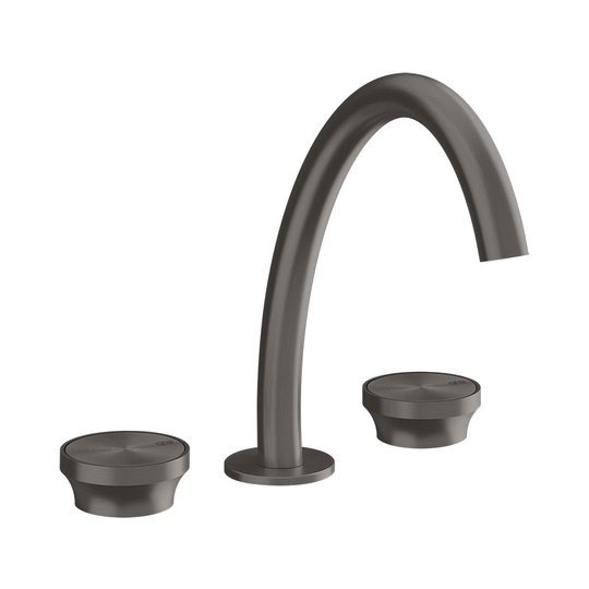 Смеситель для раковины 243 мм без донного клапана Gessi Origini, черный матовый металлик (66014-707) Для раковины Черный матовый металлик