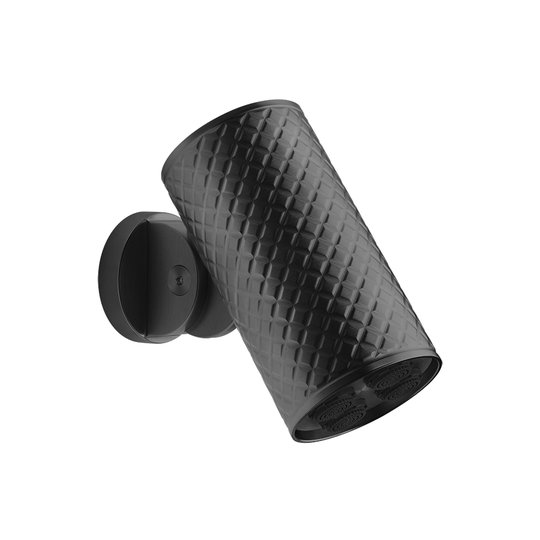 Душевая лейка Ø79 мм многоструйная Gessi Outdoor Intreccio, черный (57211-299) Верхние души Черный