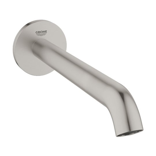  Настенный излив для ванны 221 мм Grohe Essence New, суперсталь (13449DC1) GroheEssence New Настенные скрытые