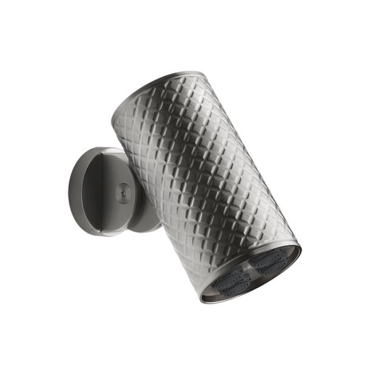 Душевая лейка Ø79 мм многоструйная Gessi Outdoor Intreccio, нерж. сталь (57211-239) Верхние души Нерж. сталь