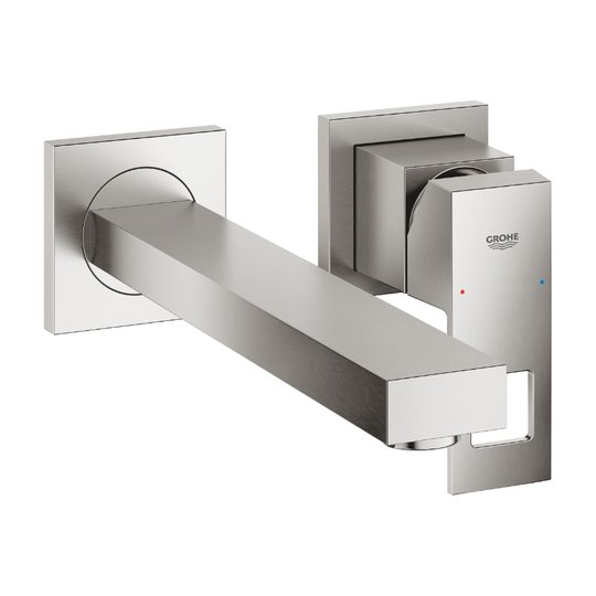 Смеситель для раковины Grohe Eurocube M-Size, суперсталь (23447DC0) Для раковины Нерж. сталь