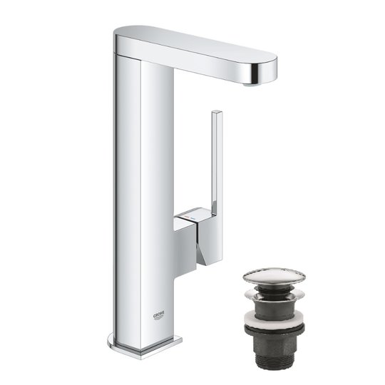 Змішувач для раковини 25,3 см Grohe Plus L-Size, хром (23873003) Для раковини Хром
