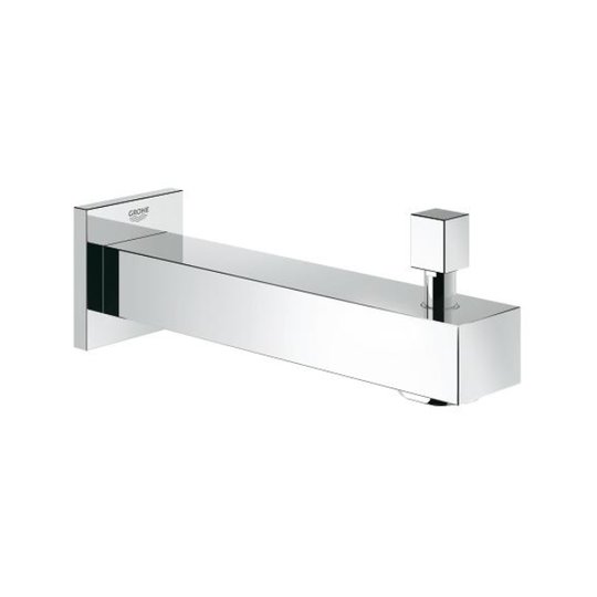  Настенный излив для ванны 170 мм с переключателем Grohe Eurocube, хром (13304000) GroheEurocube Настенные скрытые