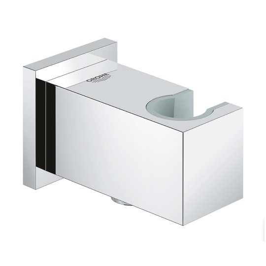 Шланговое подсоединение с держателем Grohe Euphoria Cube, хром (26370000) Grohe Коллекция Euphoria Cube 