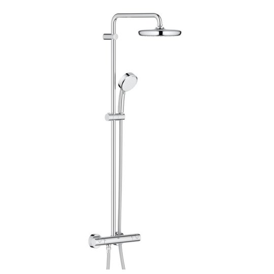 Душевая система с термостатом Grohe Tempesta Cosmopolitan System 210, хром (27922001) Душевые стойки Хром