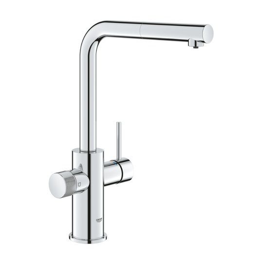Смеситель для кухни с подключением к фильтру Grohe Blue Pure Minta, хром (30590000) Для кухни Хром