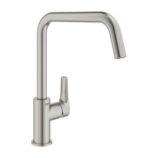 Смеситель для кухни Grohe Eurosmart, суперсталь (30567DC0) Для кухни Нерж. сталь