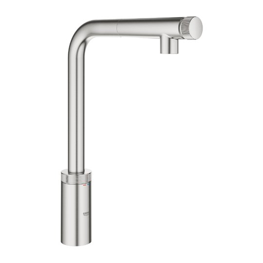 Змішувач для кухонної мийки Grohe Minta SmartControl, суперсталь (31613dc0) Для кухні Нерж. сталь