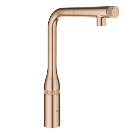 Смеситель для кухонной мойки Grohe Essence SmartControl, теплый закат матовый (31615DL0) Для кухни Медь матовая