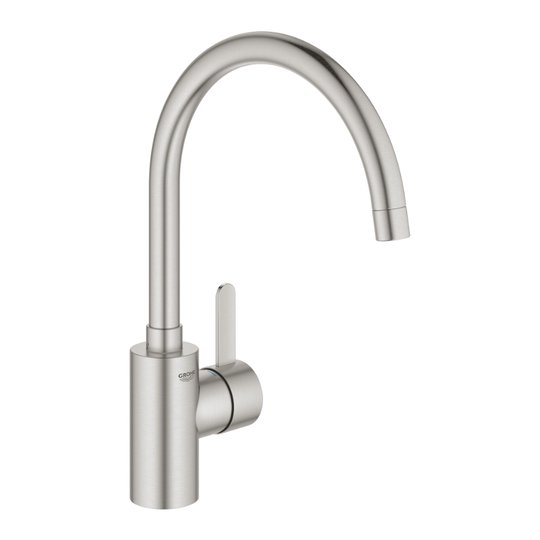 Смеситель для кухонной мойки Grohe Eurosmart Cosmopolitan, суперсталь (32843DC2) Для кухни Нерж. сталь