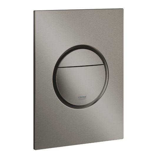 Клавиша смыва Grohe Nova Cosmopolitan S, графит темный матовый (37601AL0) Пневматические Для унитазов Пневматические