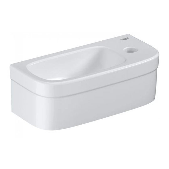 Раковина подвесная 37 см Grohe Euro Ceramic, белый (39327000) Подвесные Прямоугольные