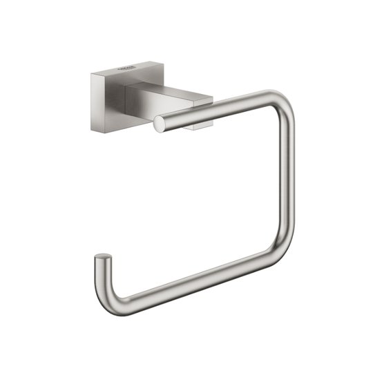 Бумагодержатель Grohe Selection Cube, суперсталь (40507dc1) Паперотримачі Grohe