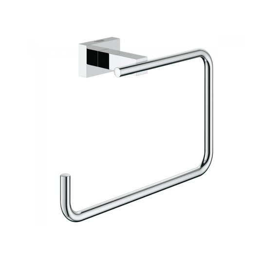 Полотенцедержатель кільце Grohe Selection Cube, хром (40510001) Полотенцедержателі Grohe