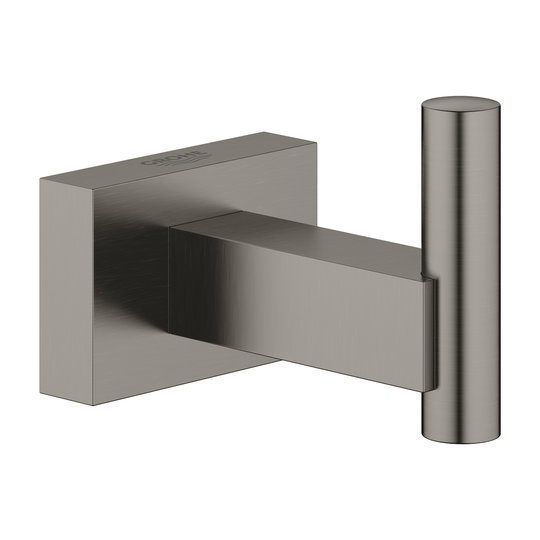 Крючок для халатов Grohe Essentials Cube, графит матовый (40511AL1) Крючки для халатов и полотенец Grohe