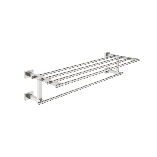 Полка, полотенцедержатель 60 см Grohe Selection Cube, суперсталь (40512DC1) Полотенцедержатели, Полочки Grohe