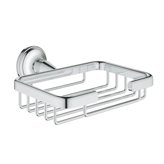 Поличка для ванни Grohe Essentials Authentic, хром (40659001) Полички Grohe