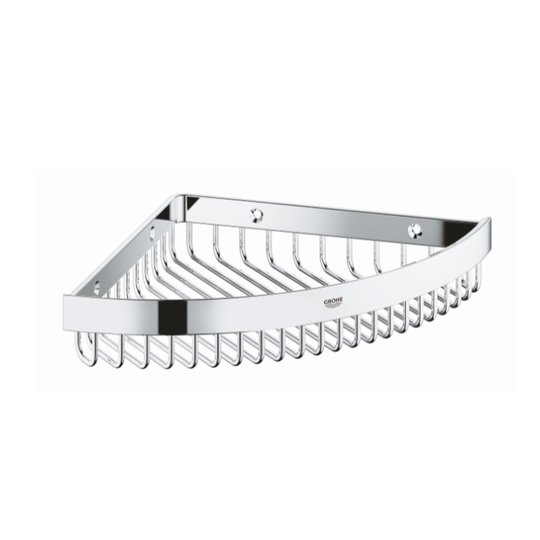 Полка угловая Grohe Selection Cube, хром (40809000) Полочки Grohe