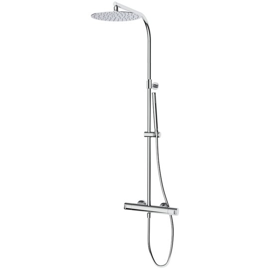 Душевая стойка с термостатическим смесителем GRB Cool, хром (90425900TL) Душевые стойки Хром