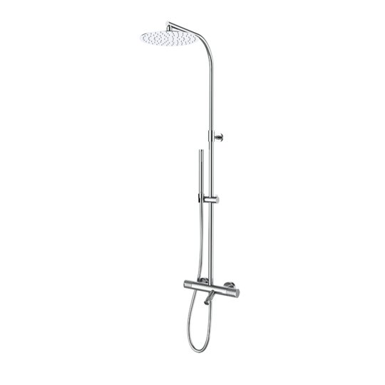 Термостатическая душевая система GRB Aura, хром (75450750TL) Душевые стойки Хром