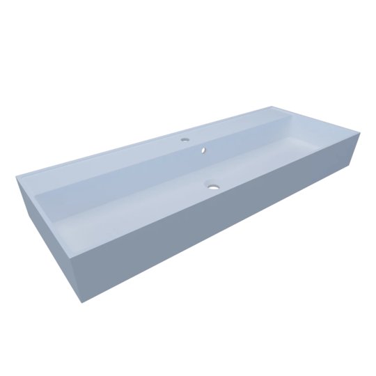 Раковина накладная Fancy Marble Crass 1200, белый (Crass 120-1) На столешницу, Подвесные Прямоугольные
