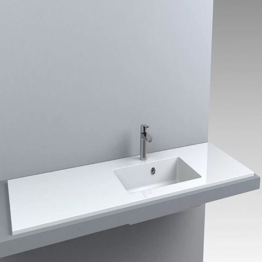 Раковина вбудована Fancy Marble Lauretta 1500 R, білий (5815401) Вбудовувані зверху 