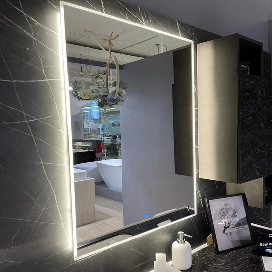 Зеркало 135х80 см с LED подсветкой Fancy Marble Sandy (Sandy 135*80) Fancy Marble Зеркала