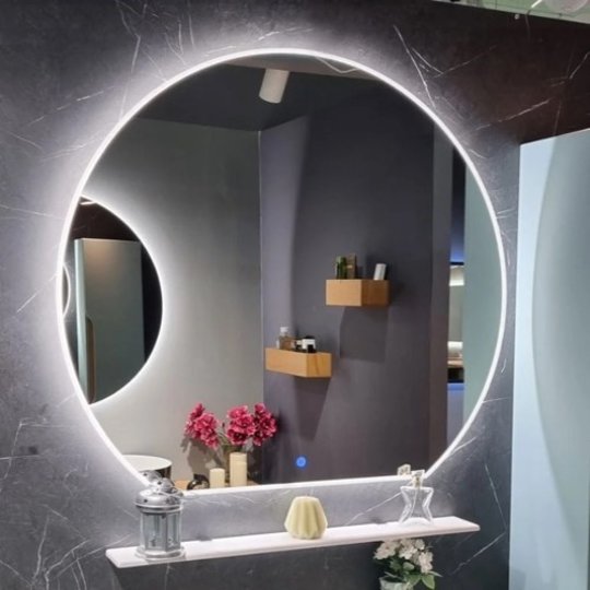 Зеркало 70х63 см с LED подсветкой Fancy Marble Saona (Saona 70*63) Fancy Marble Зеркала