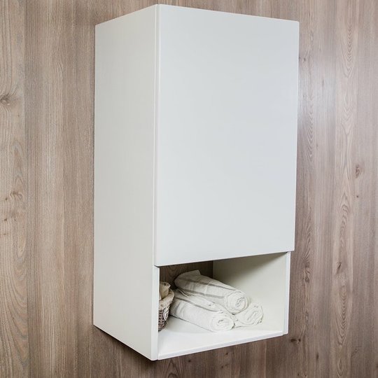 Подвесной пенал 40х114 см Fancy Marble Tristan, белый матовый (SC Tristan М) Fancy Marble Пеналы