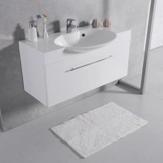 Мебельный комплект Fancy Marble Sumatra 80-1 с раковиной, белый (ШН-Sumatra 80-1 Б) Fancy Marble Мебельные комплекты