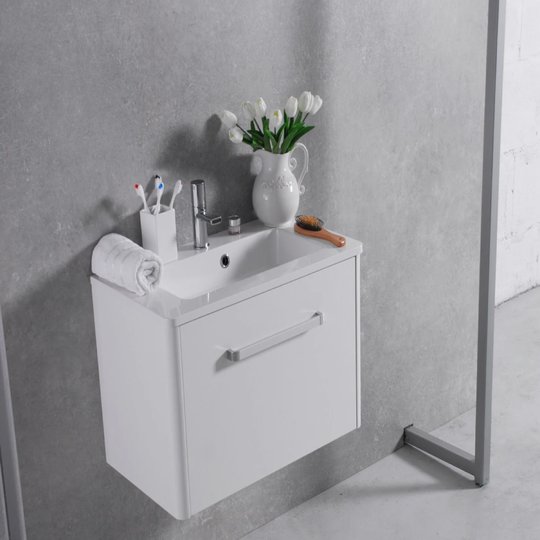 Меблевий комплект Fancy Marble Bali 70 з раковиною Annabelle 700, білий (fiji-70 б An) Fancy Marble Меблеві комплекти