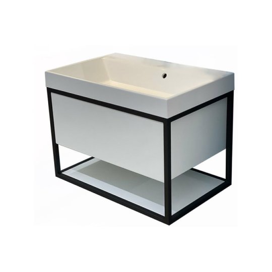 Тумба підвісна 70 см під умивальник Fancy Marble MAR, білий (Mar 1000 Б) Fancy Marble Тумби