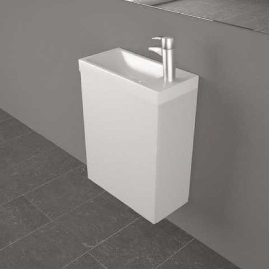 Меблевий комплект Fancy Marble Java 50 з раковиною Martina 500, білий (ШН-500 Б Mar) Fancy Marble Меблеві комплекти