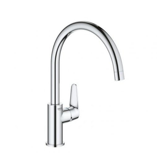 Одноважільний змішувач для кухні Grohe BauCurve, хром (31231001) Для кухні Хром