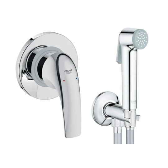 Комплект для гигиенического душа Grohe BauCurve, хром (UA12104400) Гигиенические души Хром