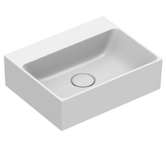 Керамическая раковина 40х32 см Catalano Premium, bianco satinato (02 2042 1021) На столешницу, На тумбу, Подвесные Прямоугольные