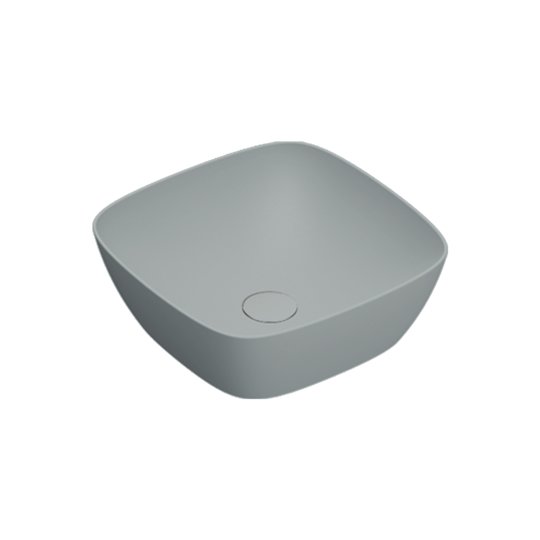 Керамическая раковина 40 см Catalano Green Lux, acqua satinato (06 2240 0028) На столешницу, На тумбу Квадратные