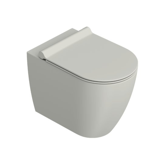 Напольный безободковый унитаз Catalano Sfera 54 New flush, cemento satinato (05 1455 0023) Напольные 