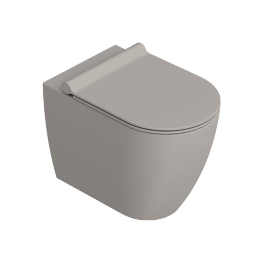 Напольный безободковый унитаз Catalano Sfera 54 New flush, tortora satinato (05 1455 0032) Напольные 