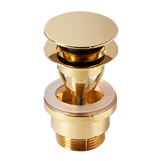 Донный клапан Push-button Catalano, oro (5PDSC00) Push-open Для раковин 