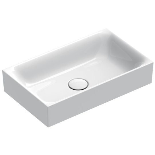 Керамическая раковина 50х30 см Catalano Premium, bianco lucido (150AVP00) На столешницу, На тумбу Прямоугольные
