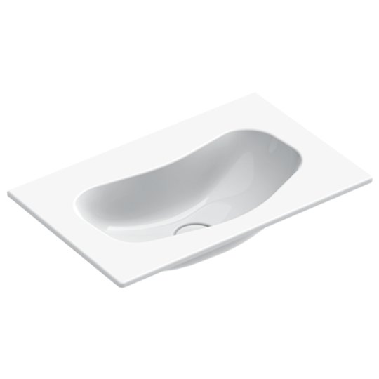 Керамическая раковина 55х35 см Catalano Edition, bianco lucido (155ED00) Подвесные Прямоугольные