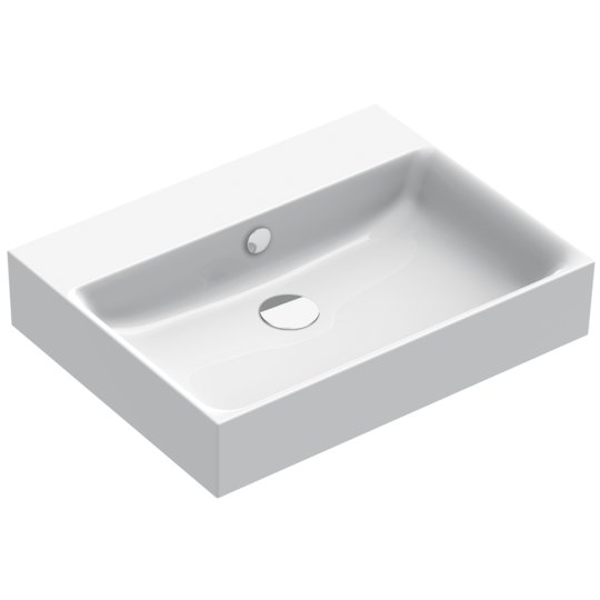 Керамическая раковина 60х47 см Catalano Premium, bianco lucido (160VPN00) На столешницу, На тумбу, Подвесные Прямоугольные