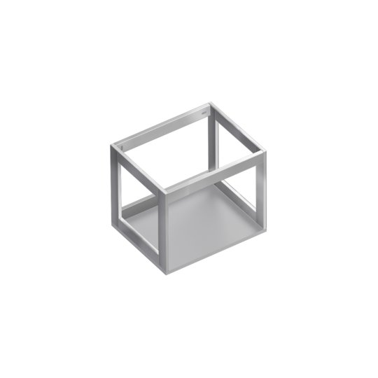 Консоль металлическая 42х33 см Catalano Verso, inox (5S453500) Catalano Консоль