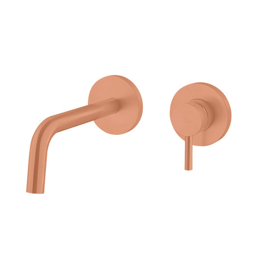 Настенный смеситель для раковины, излив 178 мм Paffoni Light, медь матовая (LIG105RMSP70) Для раковины Медь матовая