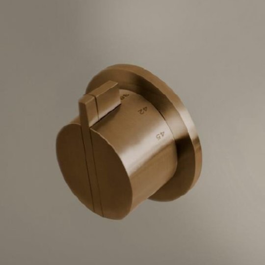 Термостатический смеситель Cocoon, медь (PB 01 THERM EXT-C) Для ванны, Для душа Медь